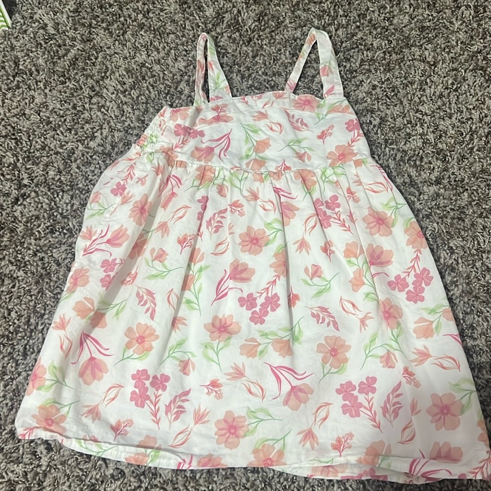 Pink floral spring dress size 4